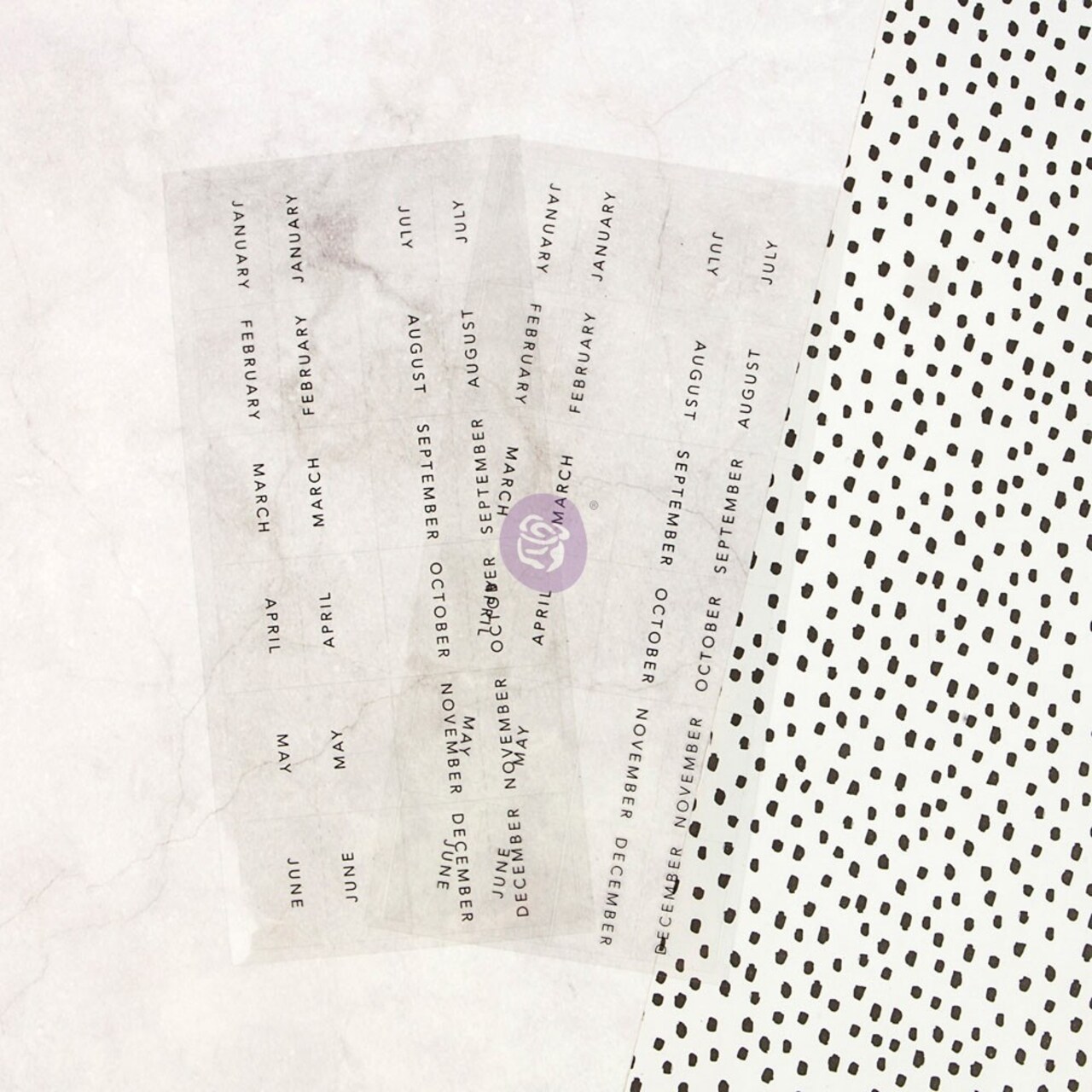 Prima Marketing Inc My Prima Planner Embellishments - Monthly Tab Stickers 655350591373